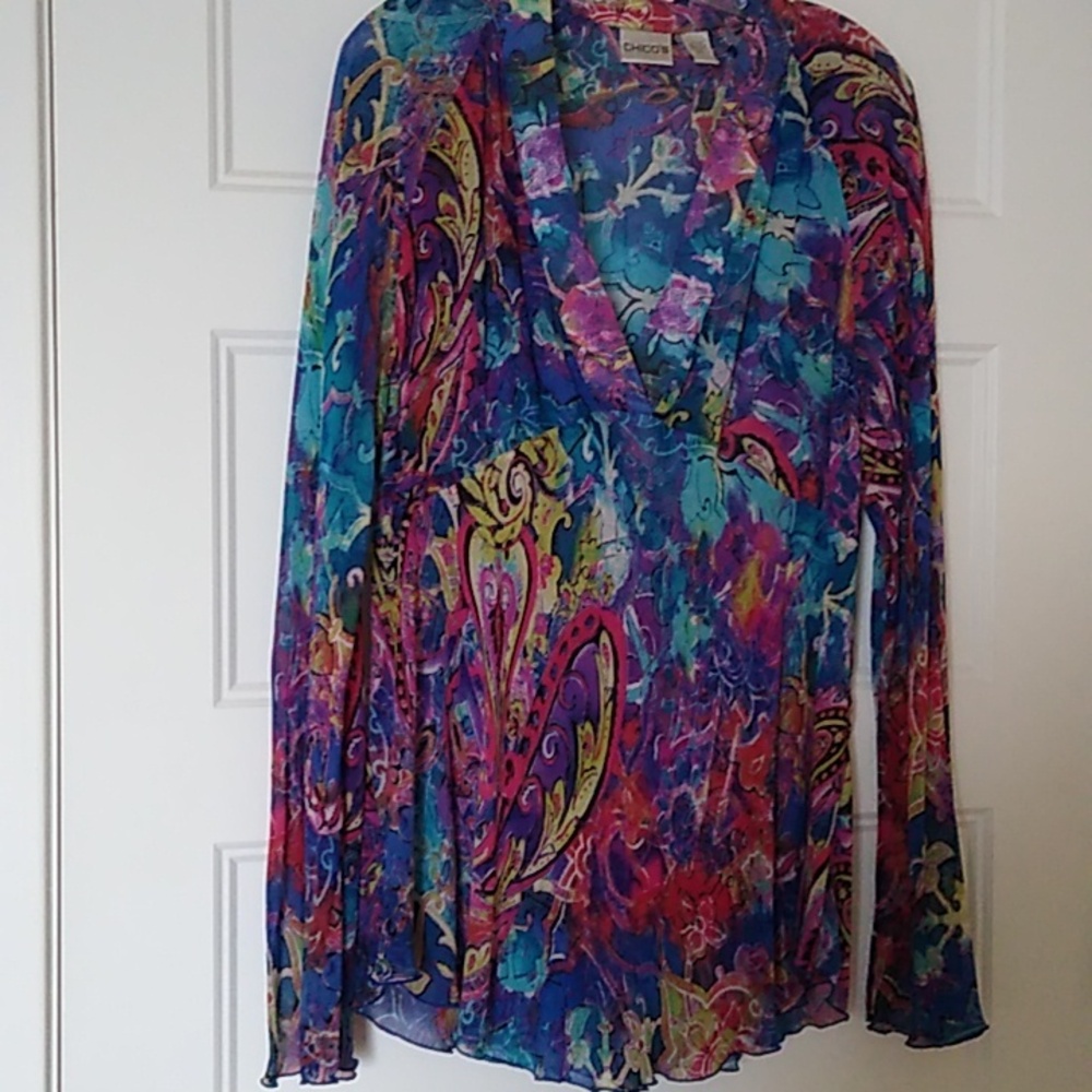 Chico's Silk Blouse - 3